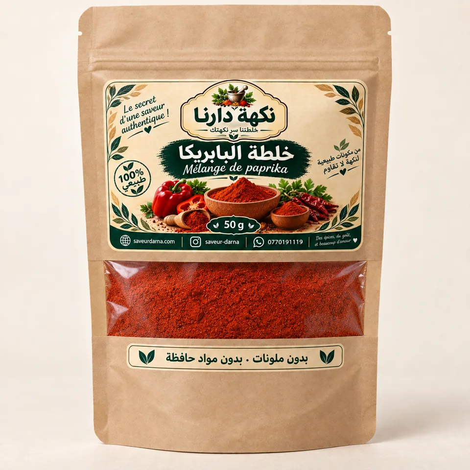 عبوة نكهة دارنا بابريكا بوزن 50 غ